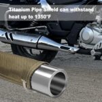 Weideer 6" x 12" Titanium Exhaust Heat Shield for Motorcycles - Image 5