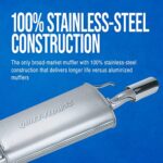 Walker Quiet-Flow SS Muffler for Chevrolet Silverado 1500 3" Inlet - Image 2