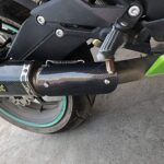 Dreamseek Universal Motorcycle Exhaust Heat Shield Carbon Fiber Style - Image 9