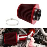 Muge Racing 3-Inch Cold Air Intake Filter - High Performance Red - Image 6