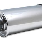 Vibrant Performance 1141 2.5' Ultra Quiet Resonator, Silver