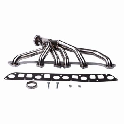 Stainless Steel Performance Exhaust Header Manifold For Jeep Wrangler Cherokee & Grand Cherokee 4.0L TJ YJ XJ ZJ,1991 1992 1993 1994 1995 1996 1997 1998 1999,Sliver