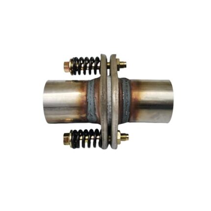 SUISFLXGRO Exhaust Flex Spring Flanges 100% 409L Stainless, Spring Joint For Aftermarket (2"X6")
