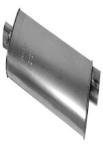 Walker Quiet-Flow SS 21054 Direct Fit Exhaust Muffler 3" Inlet (ID) 3" Outlet (ID) for Dodge Ram 2500