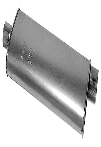 Walker Quiet-Flow SS 21054 Direct Fit Exhaust Muffler 3" Inlet (ID) 3" Outlet (ID) for Dodge Ram 2500