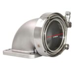 3" V-Band Turbo 90° Elbow Downpipe Kit for T3/T4 Turbocharger - Image 5