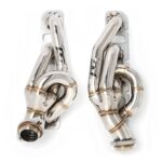 Exhaust Shorty Headers Manifold 304 Stainless Steel Polished Finish for Ram 1500 2500 3500 Pickup Truck 5.7L V8 Hemi 2003-2008