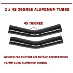 Universal 28" Intercooler Kit with Pipes & Couplers - Black - Image 3