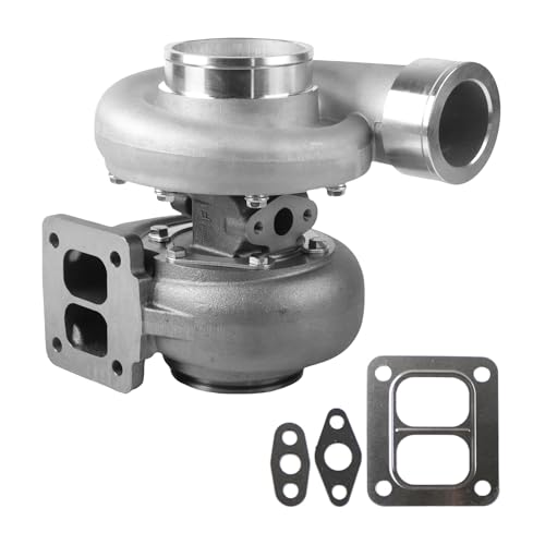 INGKAN GT45 Twin-Scroll Turbocharger for 4.0L-6.0L Racing Upgrade INGKAN GT45 Turbocharger Anti-surge Twin-Scroll T4 V-Band 1.05 A/R 98mm Huge 600-800HP Fits for All 4.0L - 6.0L Boost Upgrade Racing Turbo Charger Engine OE GT45