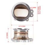 LSOAARRT Turbocharger Adaptor Flange T25 T28 for 3" V Band Downpipe - Image 7
