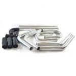 MooSun 2" Turbo Intercooler Pipe Kit with Hoses & Clamps - Image 3
