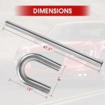 Richeer 2.5" T304 Stainless Steel Exhaust Tubing Kit - Universal Fit - Image 3