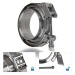 4" V Band Clamp with Flanges - 304 Stainless Steel, Exhaust Fit - Image 3