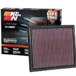 K&N High-Flow Original Lifetime Engine Air Filter: Increase Power: Premium, Washable: Compatible with 2015-2022 Chervolet/GMC: Colorado, Canyon, 33-5030