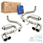 KAX Stainless Steel Cat Back Exhaust System Compatible with 1997-2004 Corvette