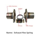 SUISFLXGRO 2"x6" Exhaust Flex Spring Flanges - 409L Stainless - Image 2