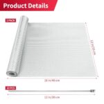 Aggsound 16"x13" Exhaust Heat Shield Kit - 2 Pack with Zip Ties - Image 2