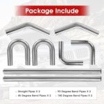 Richeer 2.5" T304 Stainless Steel Exhaust Tubing Kit - Universal Fit - Image 8