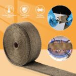 Titanium Exhaust Wrap 2"x50" with 15 Ties - High Temp Shield - Image 6