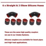 Universal 28" Intercooler Kit with Pipes & Couplers - Black - Image 7