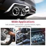 Aggsound 16"x13" Exhaust Heat Shield Kit - 2 Pack with Zip Ties - Image 6